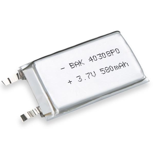 3.7V 580mah Rechargeable Li Polymer Battery High Capacity Flexible Rechargeable Lipo Battery