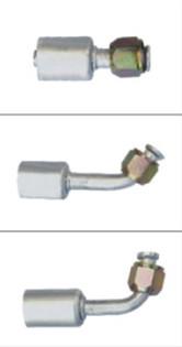 #6 #8 #10 #12 Al joint with Al jacket (Female Flare)/Straight 45° 90°Shape / auto air conditioning hose fitting