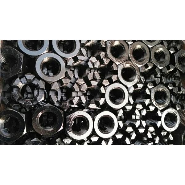 M30-3.5 Slotted & Castle Nut Black Surface DIN935,Grade 8 carbon steel