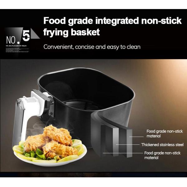 Household Smart Air Fryers 3L 1400W Touch Screen Multi Function 0-30min