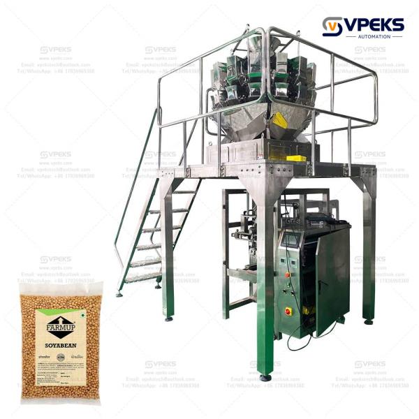 Hot-Selling Automatic Vertical Weigher Tube Ice Packing Machine Ice Cube Packing Filling Machine