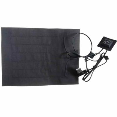 Customized Clothes Heating Pad 15x20cm 5V With Switch For Heated clothing