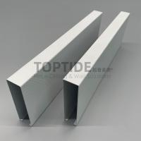 Golden Linear Ceiling Panels Suspended False U Shaped Metal Drop Ceiling