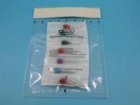 Bolsa de muestras de tres capas personalizada para pruebas médicas Patología Biológica Muestra de muestras de transporte Bolsas de plástico plástico