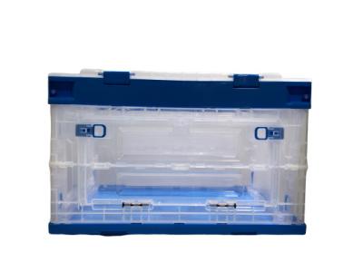 Recyclable Plastic Stacking Crates Clear Plastic Storage Box With Handle