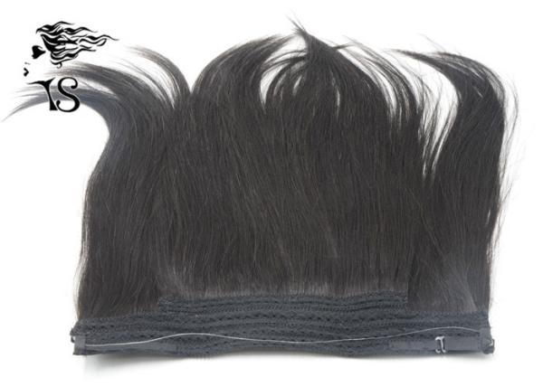 Natural Black Indian Remy Human Hair Flip in Hair Extensions Silky Straight