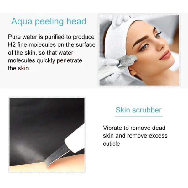 Portable 6 In 1 Hydro Dermabrasion Machine Multifunctional Facial Aqua Peeling Machine