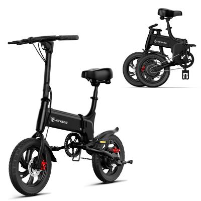 14 Inch Folding Electric Bike 36V 7.8Ah Battery 25kmh City Commuter Folds Into