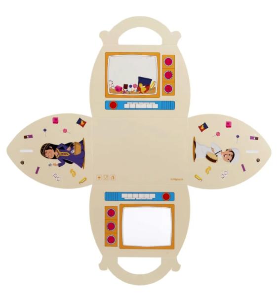 Custom Arabic Style Kids Gift Box with Clear Window