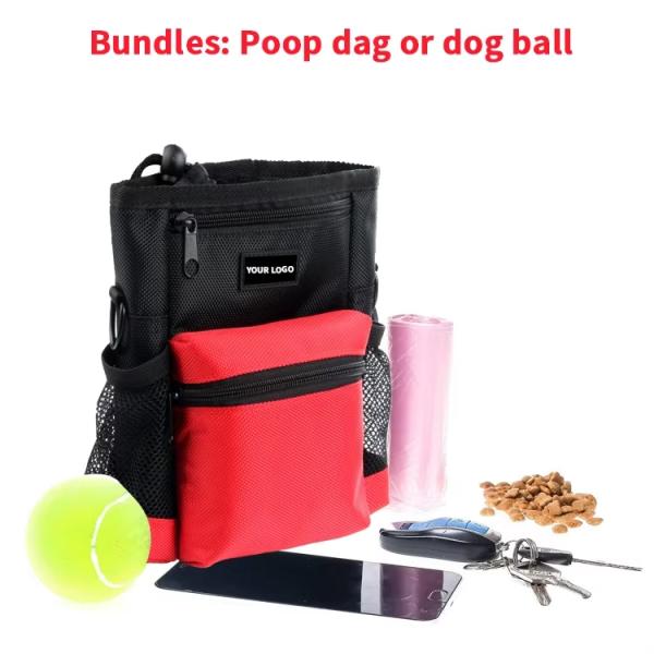 Bolsas de entrenamiento de perros de nylon, bolsas de tratamiento, bolsas de entrenamiento de perros a prueba de agua, al aire libre