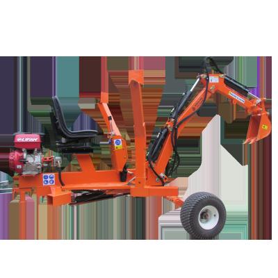 Safe 10-12rpm ATV Backhoe Digger 2.4m Towable Excavator Backhoe Construction