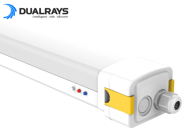 4ft 50 Watt Tri Proof LED Light 160LPW Efficiency Innovative Buckle Design End-cap Quick Convenient to Open and Relock
