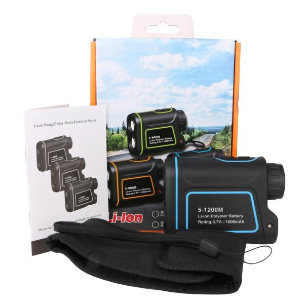 Portable 6X 25mm 5-1200m Laser Range Finder Distance Meter Telescope for Golf, Hunting , Outdoor Activity and ect.