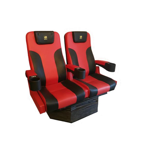 Anti Rusting Home Theater Recliner Chair Inner Plywood Frame Flame Retardant