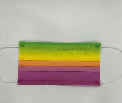 3 Ply Ear-Loop Colorful Non Medical Protective Face Mask With Skin Friendly Suitable For Indoor And Outdoor Activities