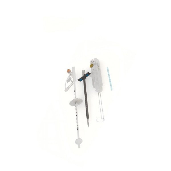 22 Fr Introducer Percutaneous Endoscopic Gastrostomy PEG Kit Side-Mounted Automatic Button