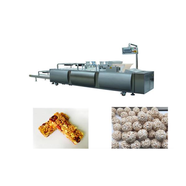 Puffed Snack Roasted Barley Cereal Bar Machine safety SUS304 Material 300-400kg/hr