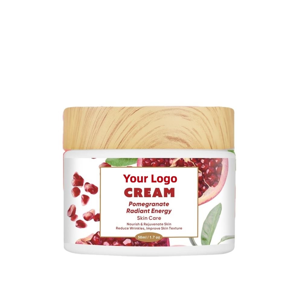 OEM ODM Brand Natural Pomegranate Skin Care Set Whitening and Brightening essence Blood Clear Brightening Skin Facial Moisturizing Cream Day and Night face cream Moisturizing Cream Cleanser