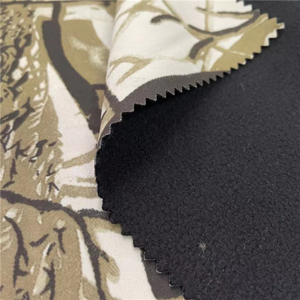 92 Polyester 8 Spandex Bonded Softshell Fabric Jacket 75D 40DX75D 40D 320gsm 150cm