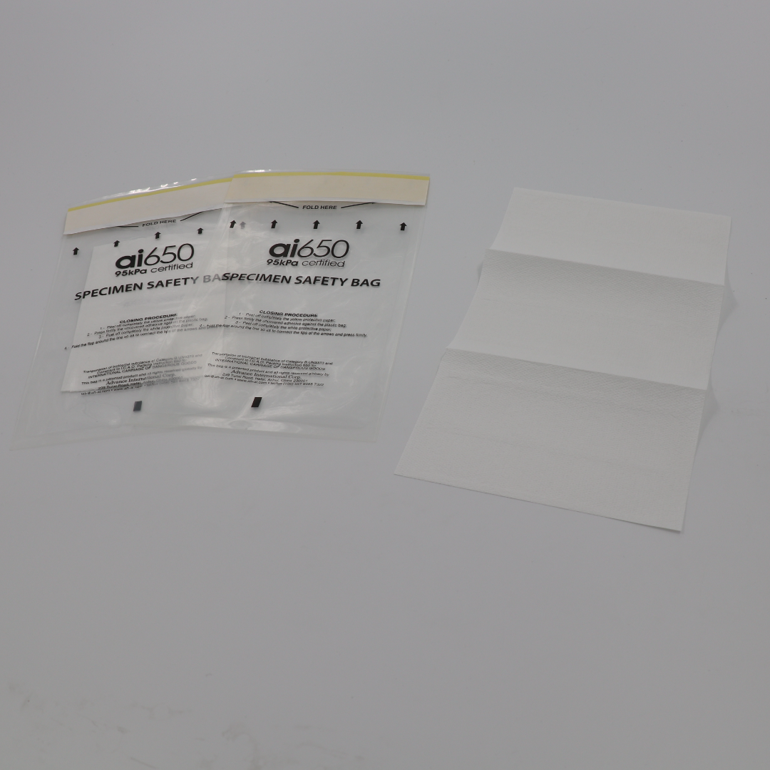 Ясная сумка перехода LDPE 95Kpa с мешком документа