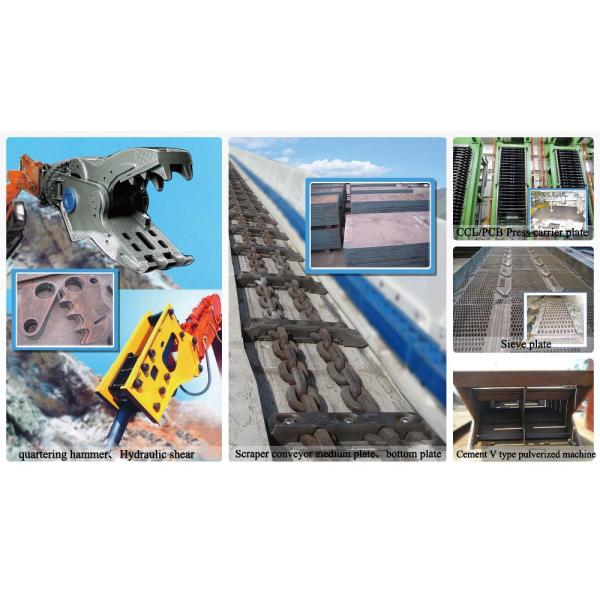 High Manganese Wear Resistant Steel Plate Chromium Carbide For Buckets