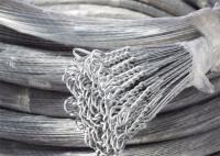 Fil d'acier galvanisé plongé chaud d'anti de rouille de balle fil de liens pour des usages de emballage