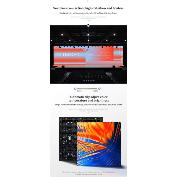 Zero Noise P3 LED Module High Resolution LED TV Panel Module 320x160mm