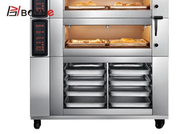 6 plataforma comercial Oven Easy To Clean da padaria das bandejas 16.65KW e lata que coze muito o tempo do onr