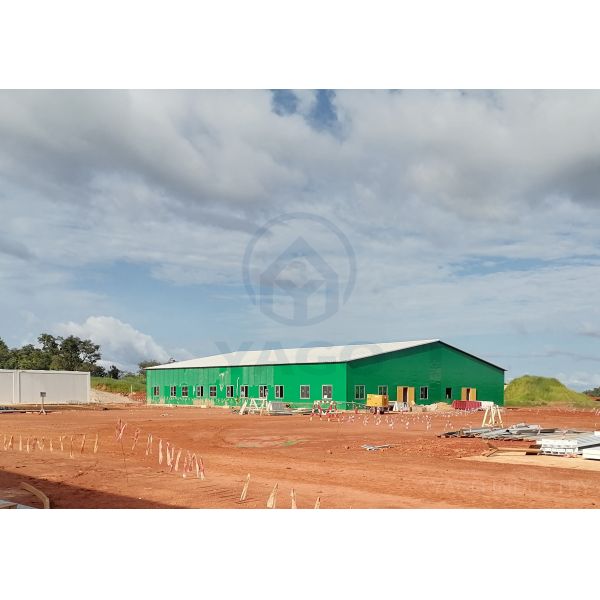 H-Beam Steel Structure Prefabricated Building For Mining Office And Training Center