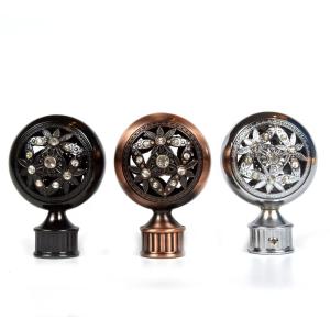 factory directly wholesale sliver bronze color 28mm metal diamond crystal
