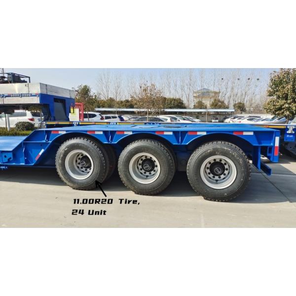 TITAN 3 Line 6 Axles 120/150 Ton Detachable Gooseneck Heavy Load Lowboy RGN Trailer for Sale