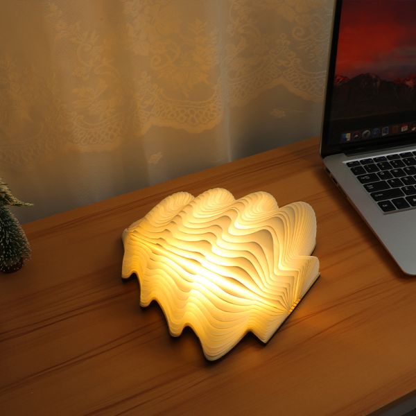 Rechargeable Folding LED Shaped Christmas Tree Lamp For Wedding Bedroom Indoor