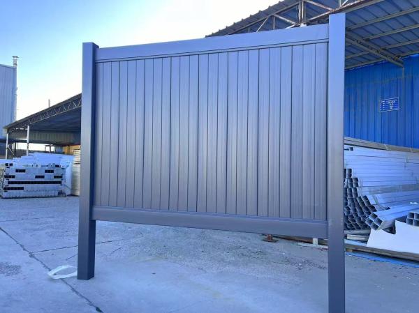 Weather Resistant PVC Privacy Fence 6x8ft Customized Szie Privacy Style