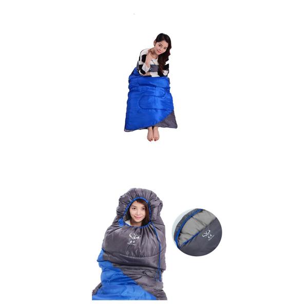 Wholesale Direct Selling Camping Splicing Sleeping Bag Outdoor indoor Autumn Winter Extended Adult Camping Sleeping Bag