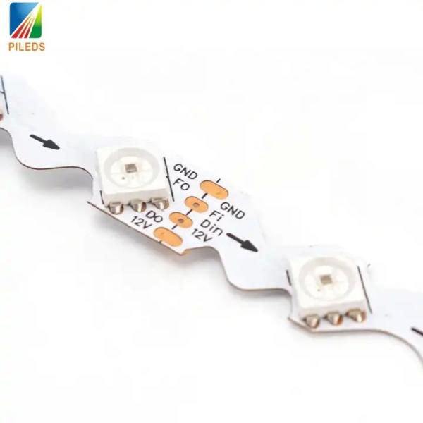 5mm 8mm RGB Pixel 5V LED Strip Light WS2815 WS2812B Curve Type