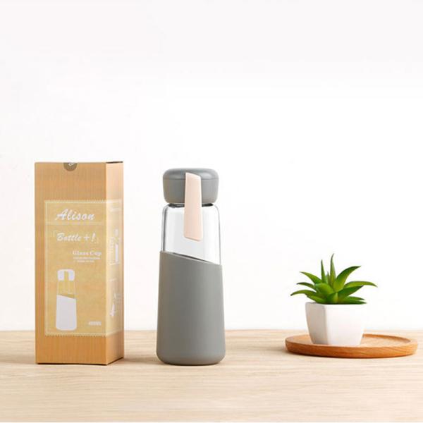 A garrafa de água de vidro inquebrável BPA livra o material do Borosilicate para o escritório