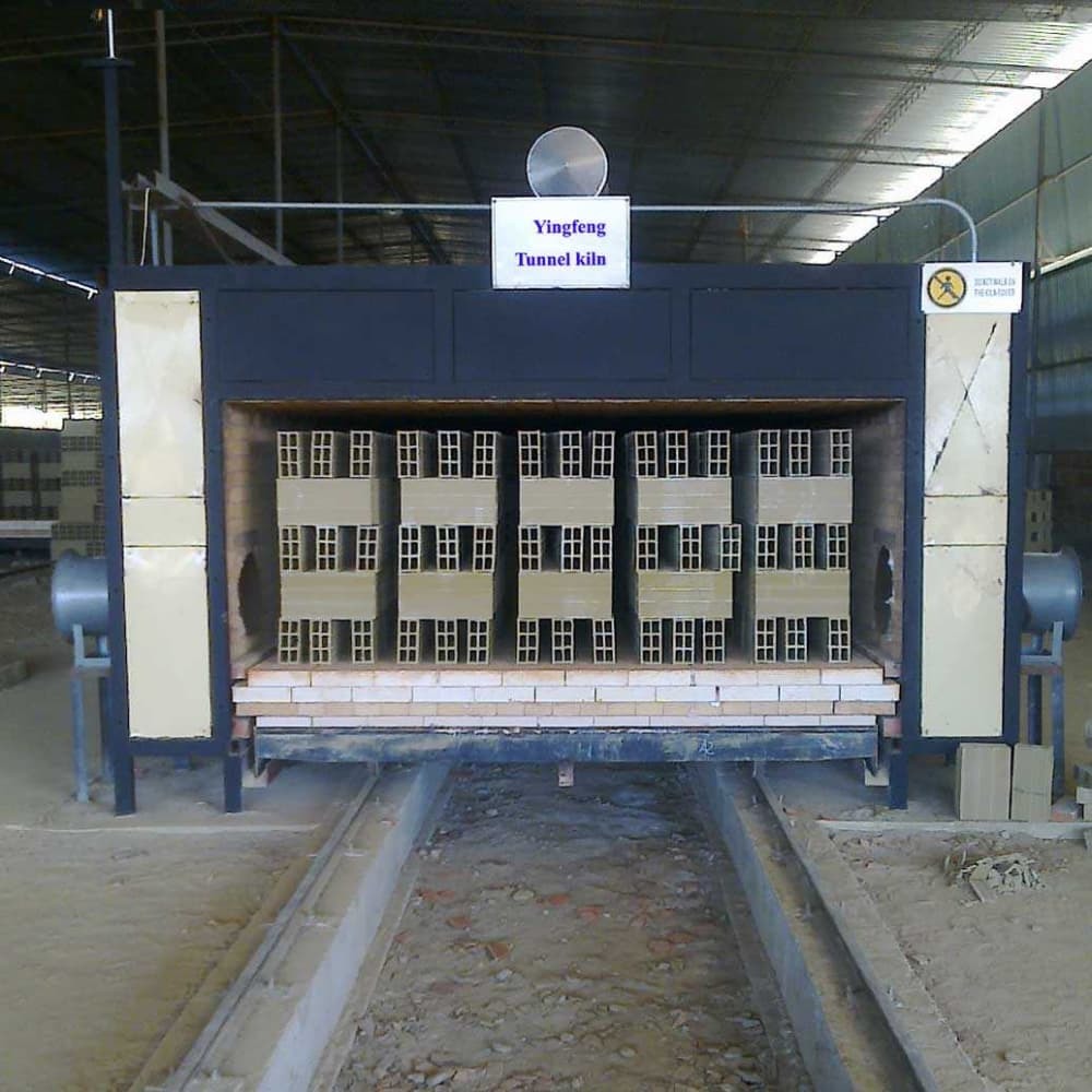 Natural Gas and Heavy Oil Fired Tunnel Kiln for Brick Manufacturing