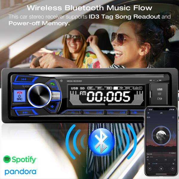 GRANDnavi 1DIN Автомобильный стереоприемник Встроенное устройство автомобильного радио цифровое BT аудио музыка стерео MP3 плеер