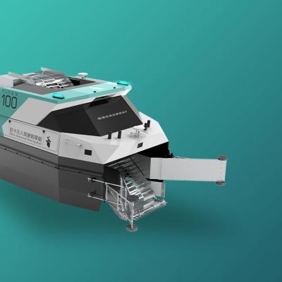 Small Remote Control USV Boat Water Pollution Monitoring RC Boat With 100kg Load