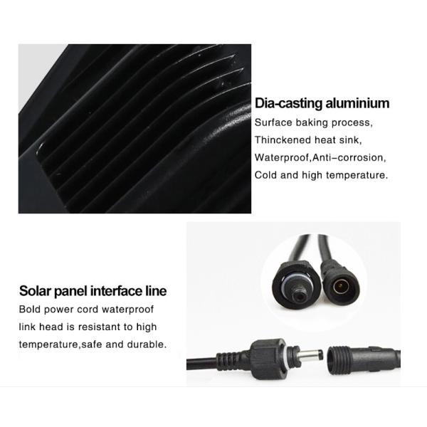 Solar Power High Lumen 30W 60W 100W 150W Cob Street Light With Solar Panel Aluminum die-casting housring