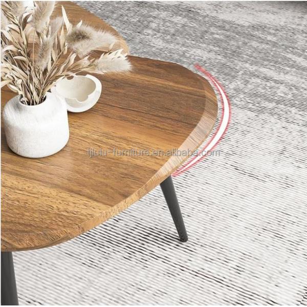 Nordic Modern Wooden Coffee Table for Small Living Room Furniture Functional and Durable