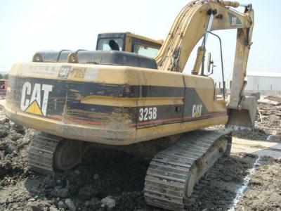 Pintura nova ano usado 2001 da máquina escavadora do gato, maquinaria de construção da segunda mão
