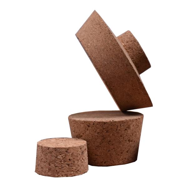 Yuelin aglomerou o cartucho de vidro afilado FDA de Cork Lid With Holding Knob