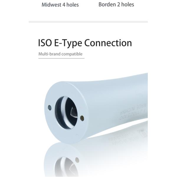 Straight Nose Dental Handpiece Unit 0.3-0.35Mpa With Air Motor