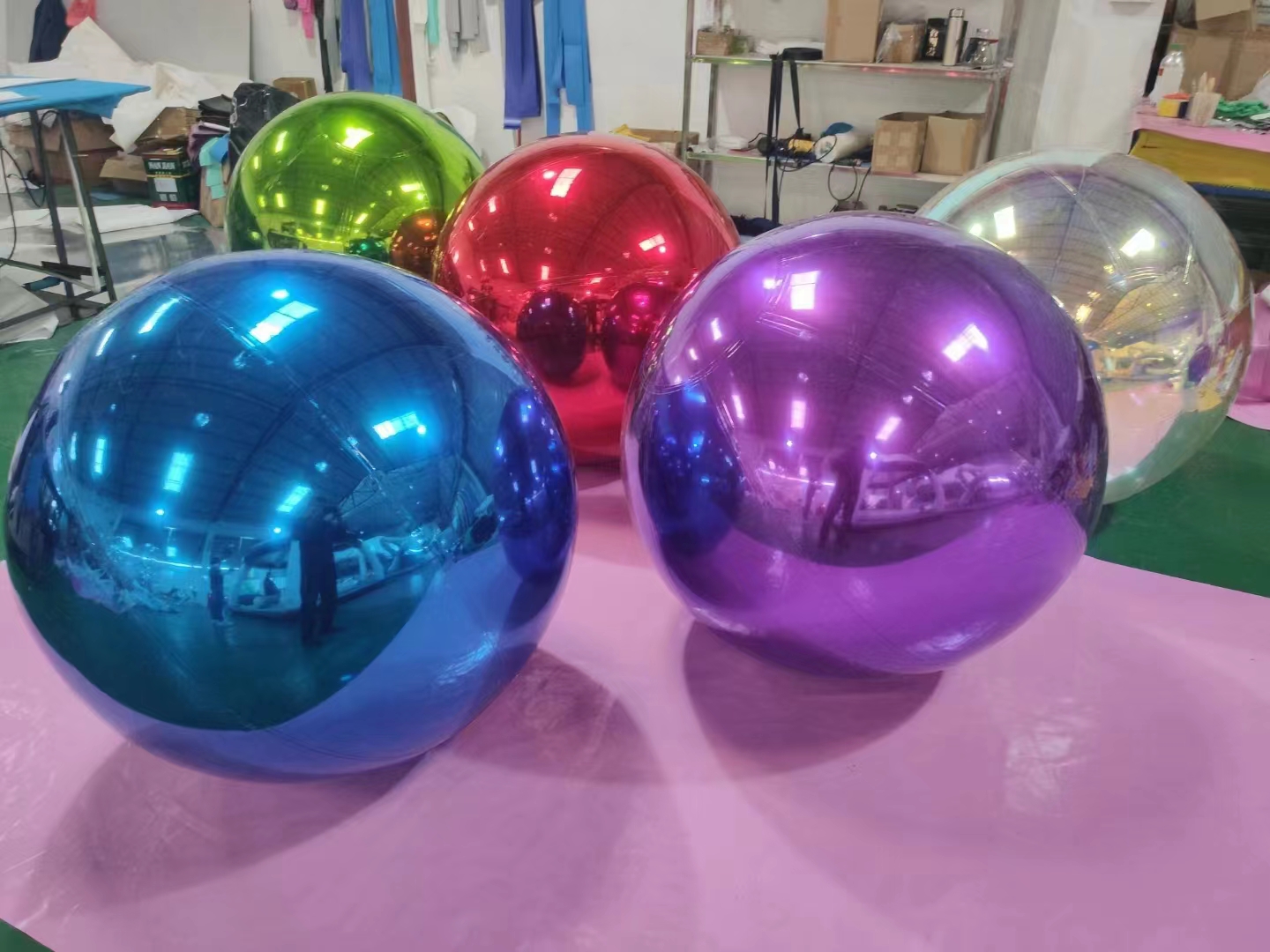 Popular High Quality Factory Wholesale Advertising Inflatable Mirror Balls 1Meter Inflatable Mirror Balls for Party Event