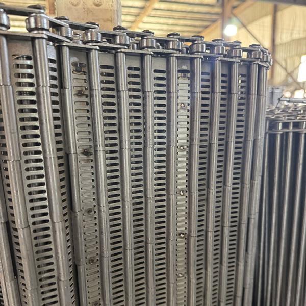 Heat Resistant Food Stainless Steel Perforated Conveyor Belt For Tunnel Oven