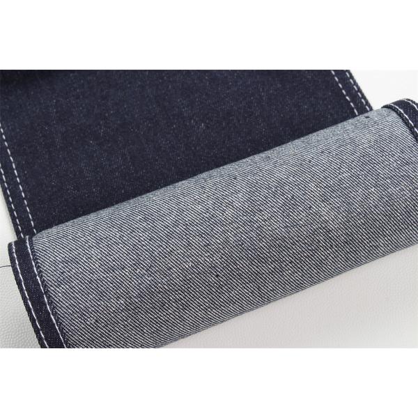 190cm Indigo Blue Cotton Polyester Rigid Denim Fabric For Jeans