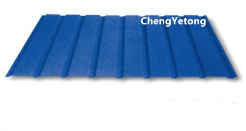 SMP Coating Galvanized Steel Roofing Sheets , Plant / Workshop Stone Coated Roofing Sheet