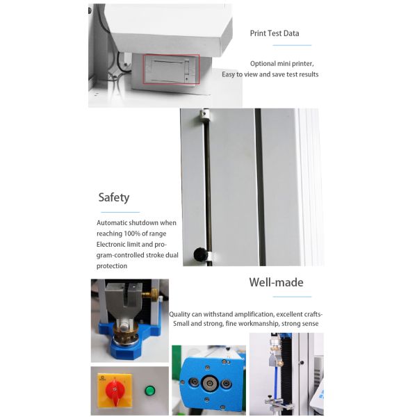 Multi-function Universal Electronic Plastic&Rubber&Textile Tensile Strength Testing Machine Equipment Separation&Tearing Tester