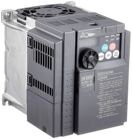 FR-E720-1.5K a compact, high-performance 1.5 kW industrial inverter drive belonging to the FREQROL-E700 series